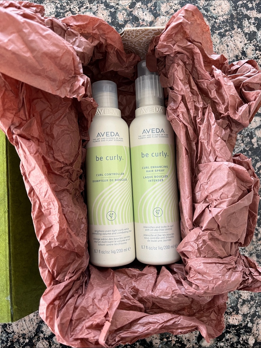 Aveda - curl controller and curl enhancing hair spray